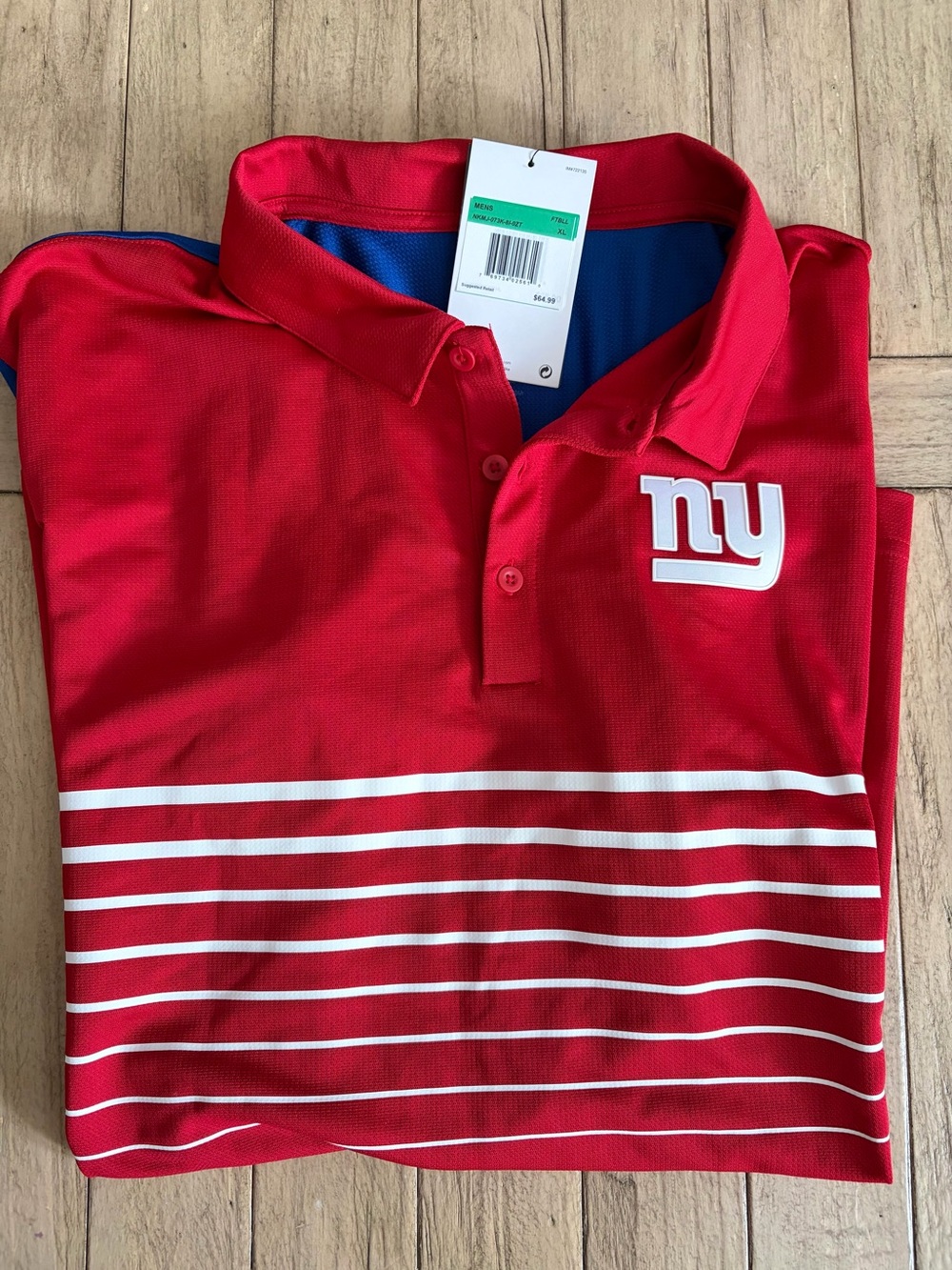 Nike New York Giants golf polo XL